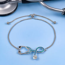 Load image into Gallery viewer, Opal Stethoscope Bracelet