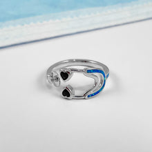 Load image into Gallery viewer, Opal Stethoscope Ring