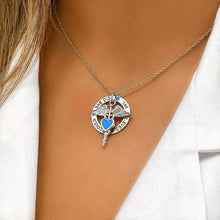 Load image into Gallery viewer, Opal She Believed Caduceus Necklace