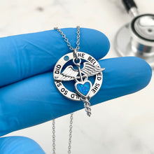 Load image into Gallery viewer, Opal She Believed Caduceus Necklace