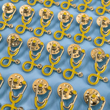 Load image into Gallery viewer, 25pc Yellow/Gold Stethoscope Pin Pack