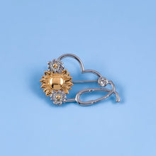 Load image into Gallery viewer, Adorable Sunflower Heart Pin