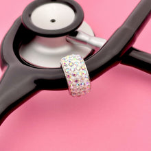Load image into Gallery viewer, Holographic Bedazzled Stethoscope Charm