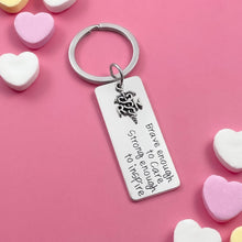 Load image into Gallery viewer, Brave Enough Keychain