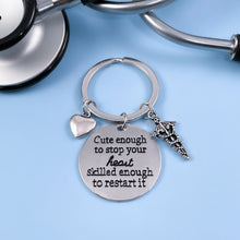 Load image into Gallery viewer, Cute Enough Keychain