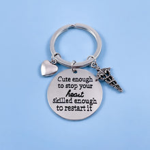 Load image into Gallery viewer, Cute Enough Keychain