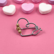 Load image into Gallery viewer, Cute Sunflower Heart Pin