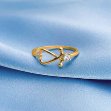 Load image into Gallery viewer, Gold Dainty Stethoscope Ring