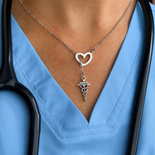 Load image into Gallery viewer, Frontline Hero's Love Lariat Necklace