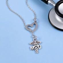 Load image into Gallery viewer, MD Love Lariat Necklace