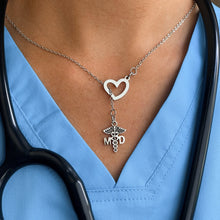 Load image into Gallery viewer, MD Love Lariat Necklace