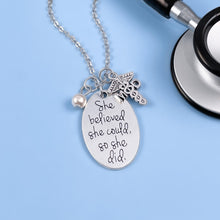 Load image into Gallery viewer, MD She Believed She Could Necklace