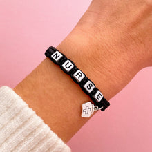Load image into Gallery viewer, Black Nurse Bracelet