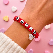 Load image into Gallery viewer, Red Nurse Bracelet