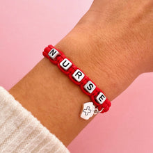 Load image into Gallery viewer, Red Nurse Bracelet