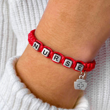 Load image into Gallery viewer, Red Nurse Bracelet