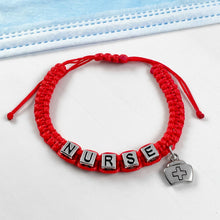 Load image into Gallery viewer, Red Nurse Bracelet