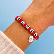 Load image into Gallery viewer, Red Nurse Bracelet