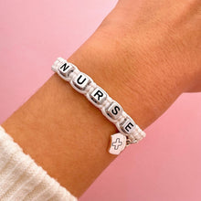 Load image into Gallery viewer, White Nurse Bracelet