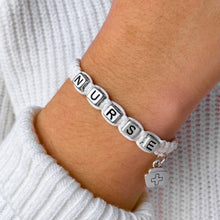 Load image into Gallery viewer, White Nurse Bracelet