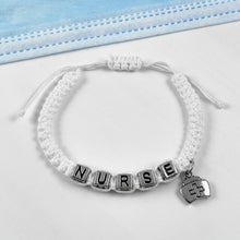Load image into Gallery viewer, White Nurse Bracelet
