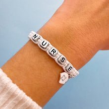 Load image into Gallery viewer, White Nurse Bracelet