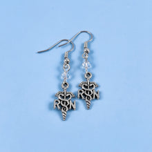 Load image into Gallery viewer, Silver Nursing Earrings
