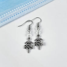 Load image into Gallery viewer, Silver Nursing Earrings