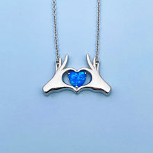 Load image into Gallery viewer, Opal Frontline Love Necklace