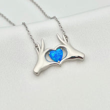 Load image into Gallery viewer, Opal Frontline Love Necklace