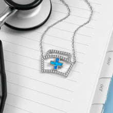 Load image into Gallery viewer, Opal Nurse Hat Necklace