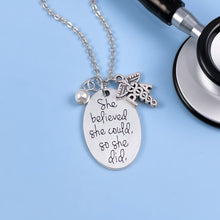 Load image into Gallery viewer, PA She Believed She Could Necklace