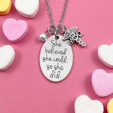 Load image into Gallery viewer, MD She Believed She Could Necklace