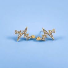 Load image into Gallery viewer, Sparkling Heartbeat Stud Earrings