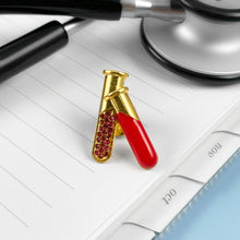Load image into Gallery viewer, Sparkling Test Tube Pin