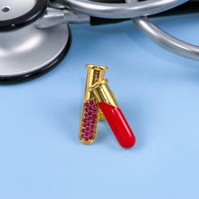Load image into Gallery viewer, Sparkling Test Tube Pin