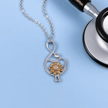 Load image into Gallery viewer, Sunflowers Forever Infinity Necklace