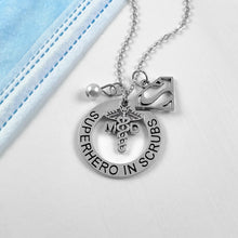 Load image into Gallery viewer, MD Superhero in Scrubs Necklace