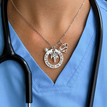 Load image into Gallery viewer, PA Superhero in Scrubs Necklace