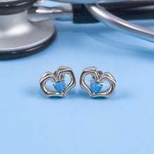 Load image into Gallery viewer, Opal Healthcare Love Studs
