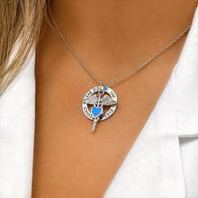 Load image into Gallery viewer, Opal She Believed Caduceus Necklace
