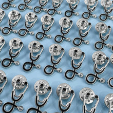 Load image into Gallery viewer, 25pc Black Stethoscope Pin Pack
