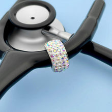 Load image into Gallery viewer, Holographic Bedazzled Stethoscope Charm
