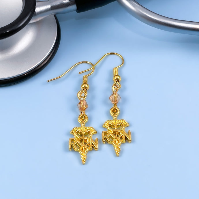 Gold Nursing Earrings