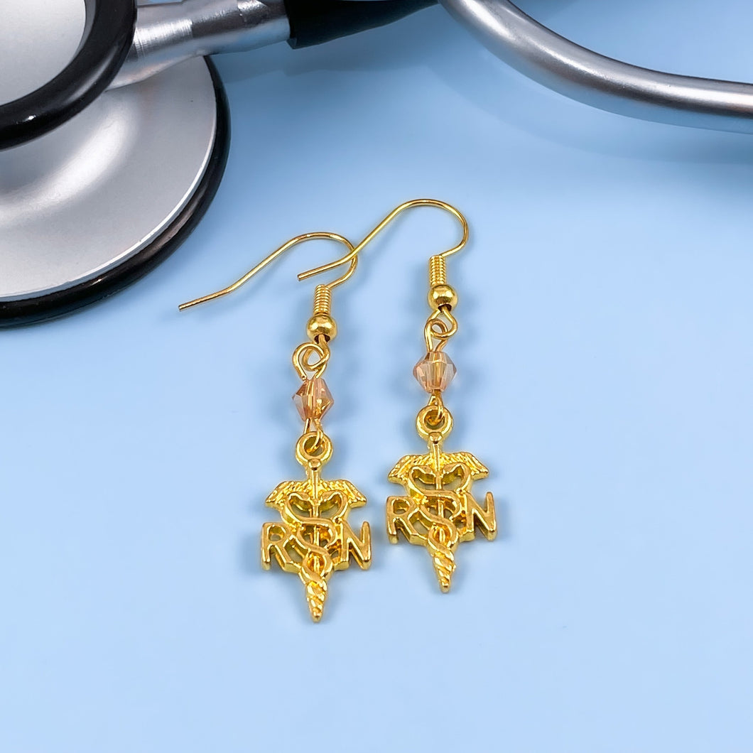 Gold Nursing Earrings